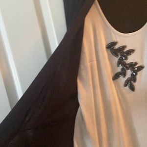 Cardigan Shirt two in one with bead design